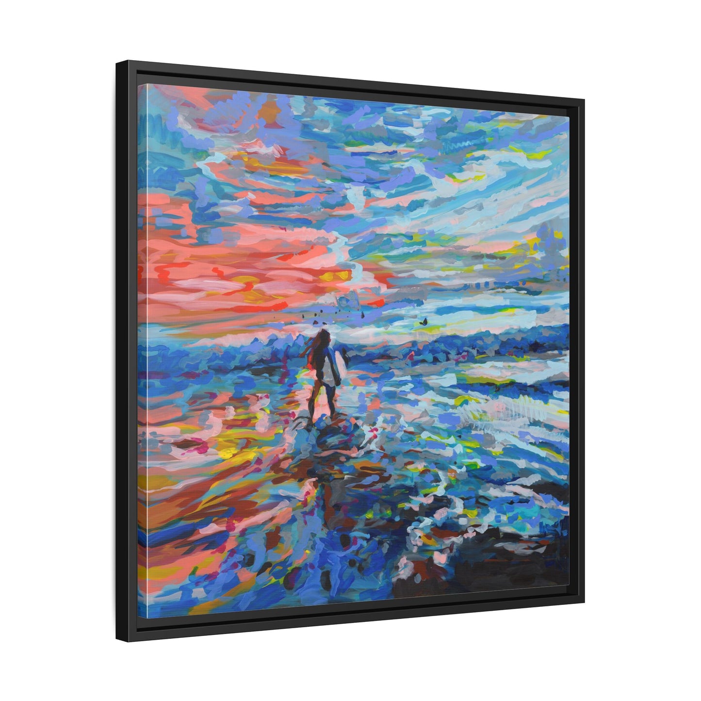 Dreamland Beach, Uluwatu - Framed Canvas