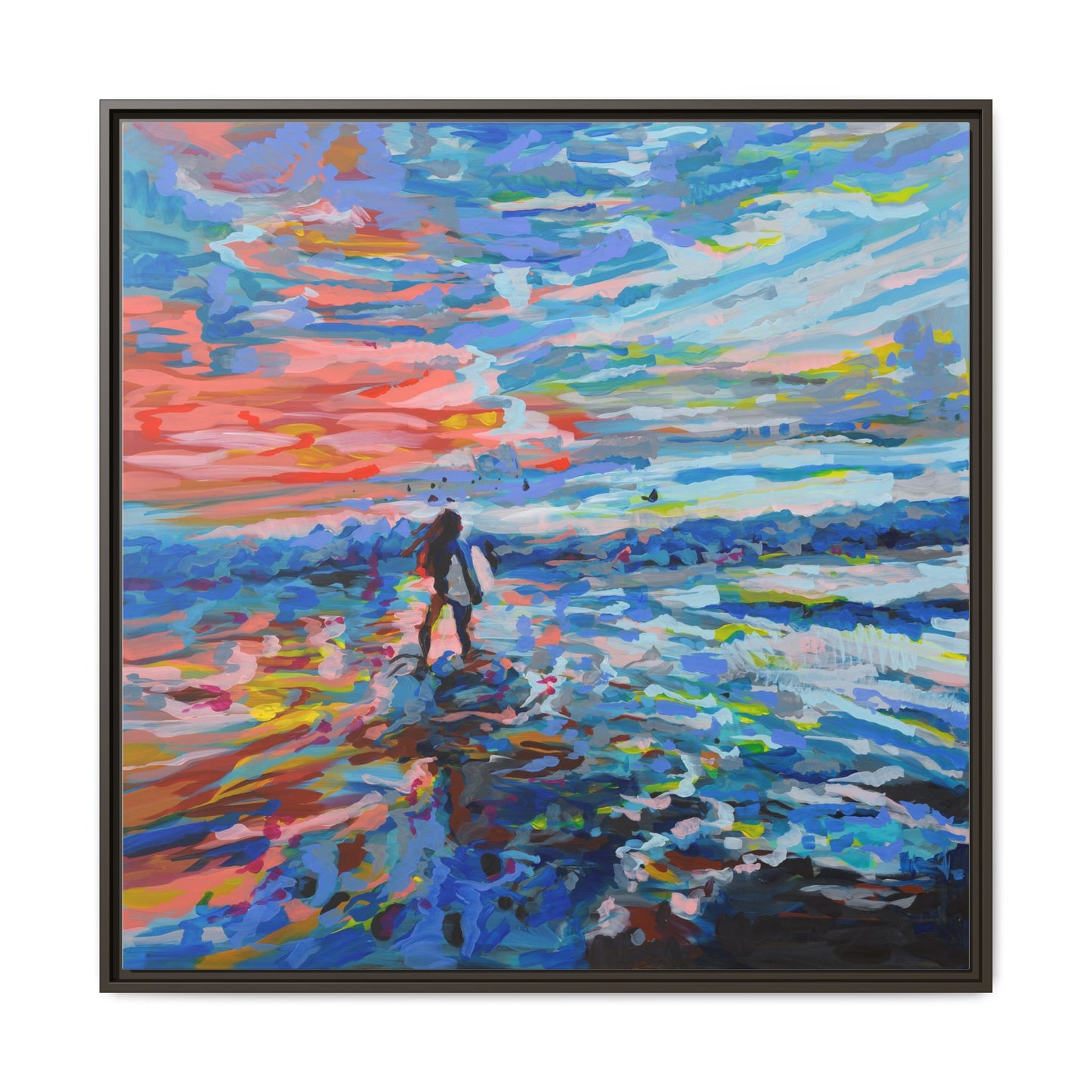 Dreamland Beach, Uluwatu - Framed Canvas