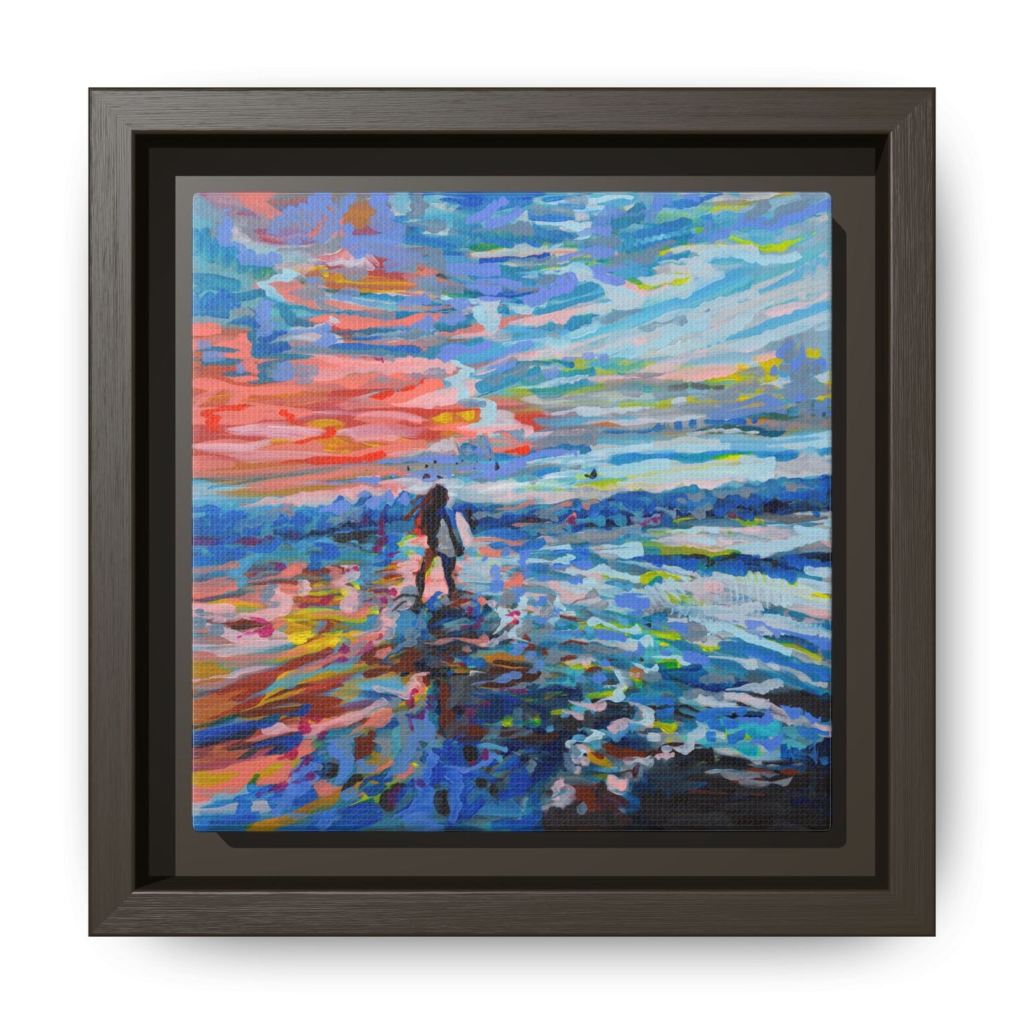 Dreamland Beach, Uluwatu - Framed Canvas