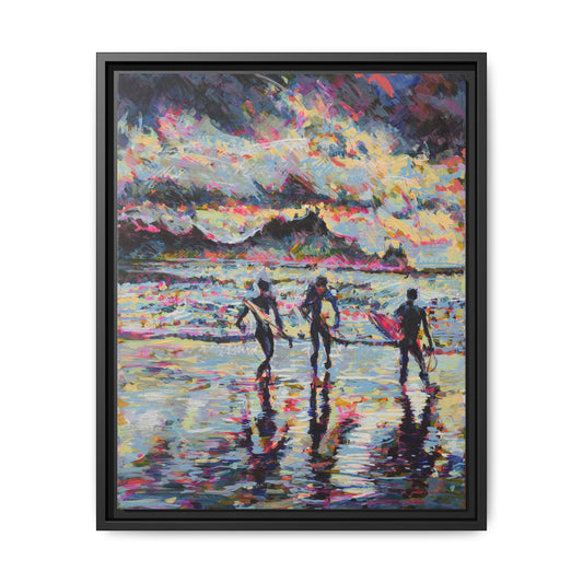 Dawn Patrol - Framed Canvas