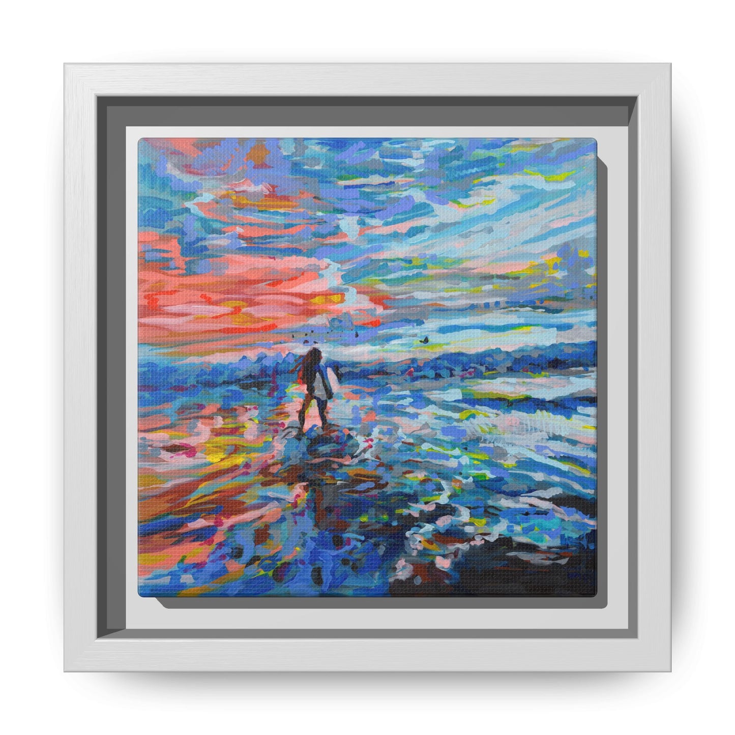 Dreamland Beach, Uluwatu - Framed Canvas