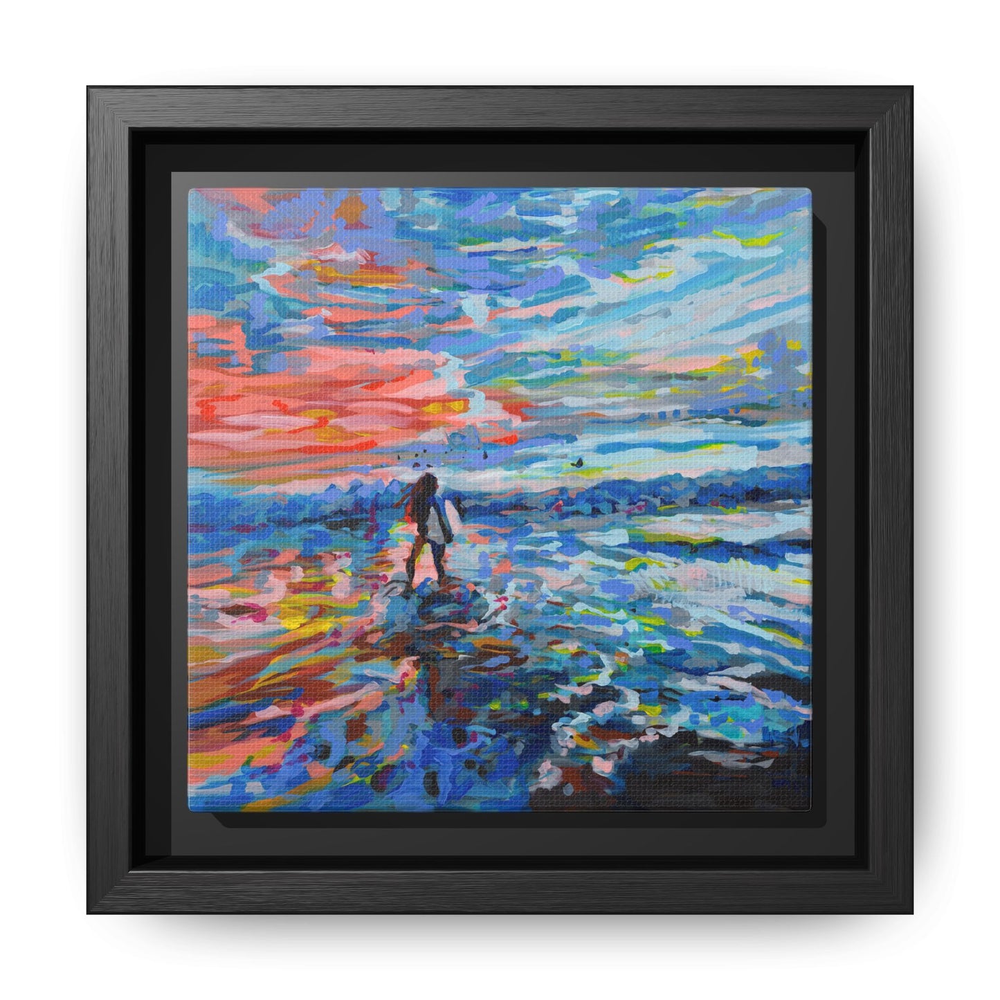 Dreamland Beach, Uluwatu - Framed Canvas