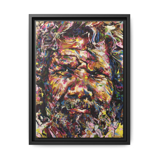 Man from Varanasi - Framed Canvas