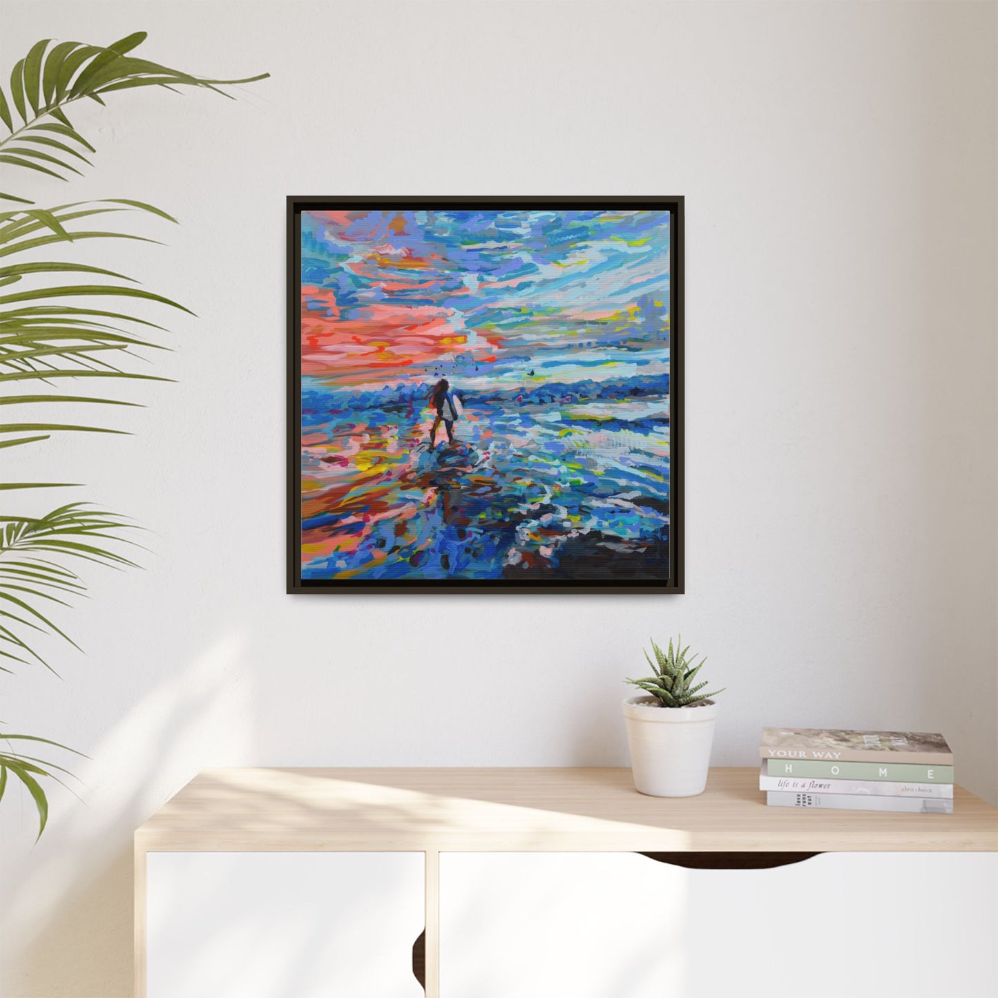 Dreamland Beach, Uluwatu - Framed Canvas