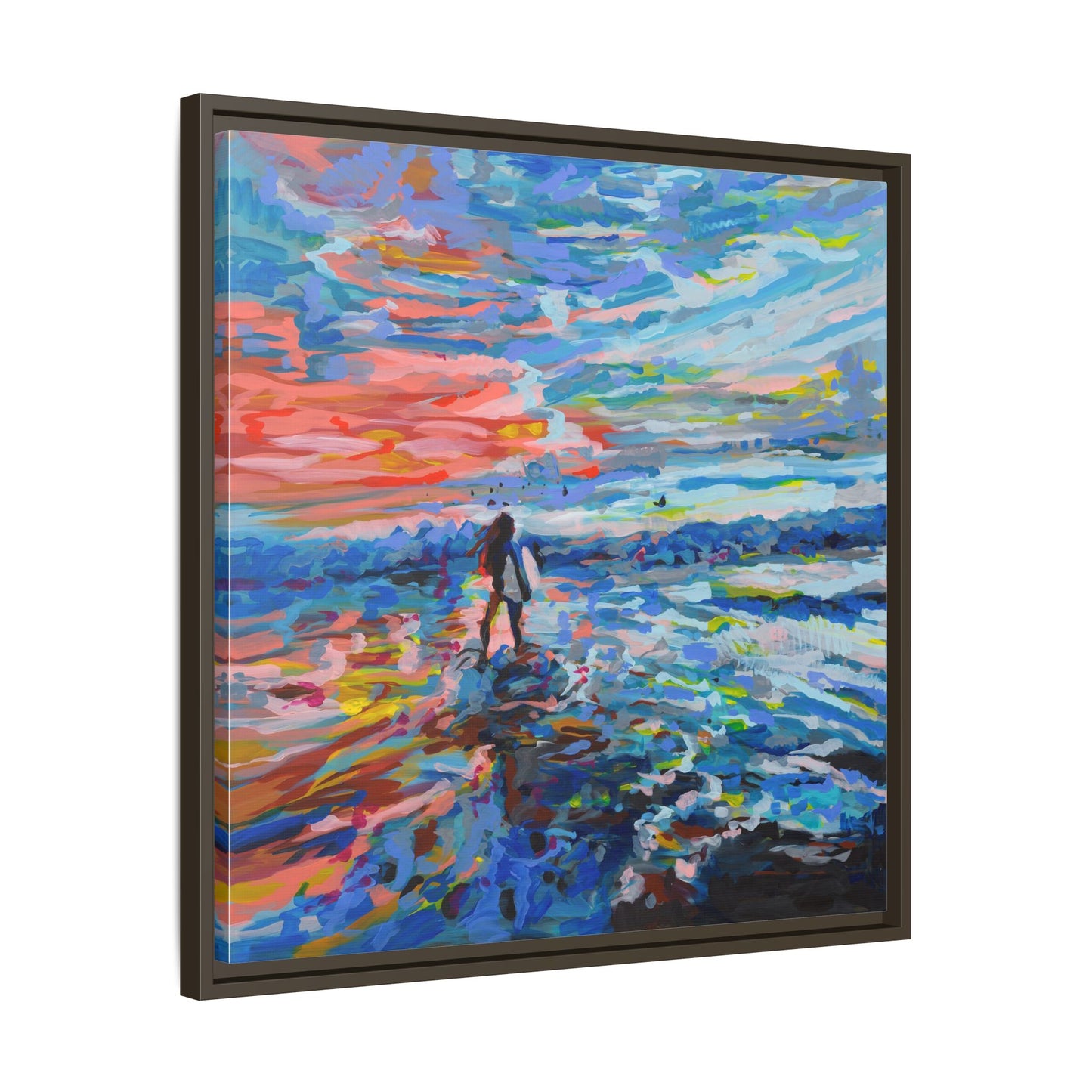 Dreamland Beach, Uluwatu - Framed Canvas