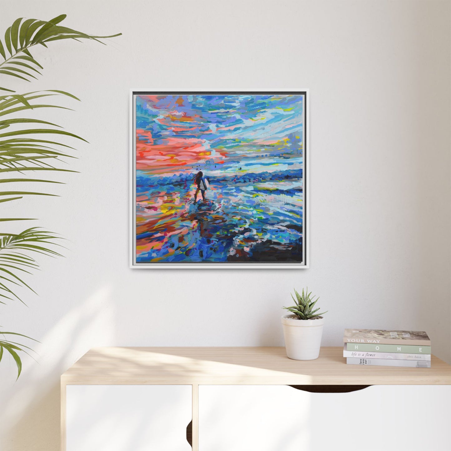 Dreamland Beach, Uluwatu - Framed Canvas