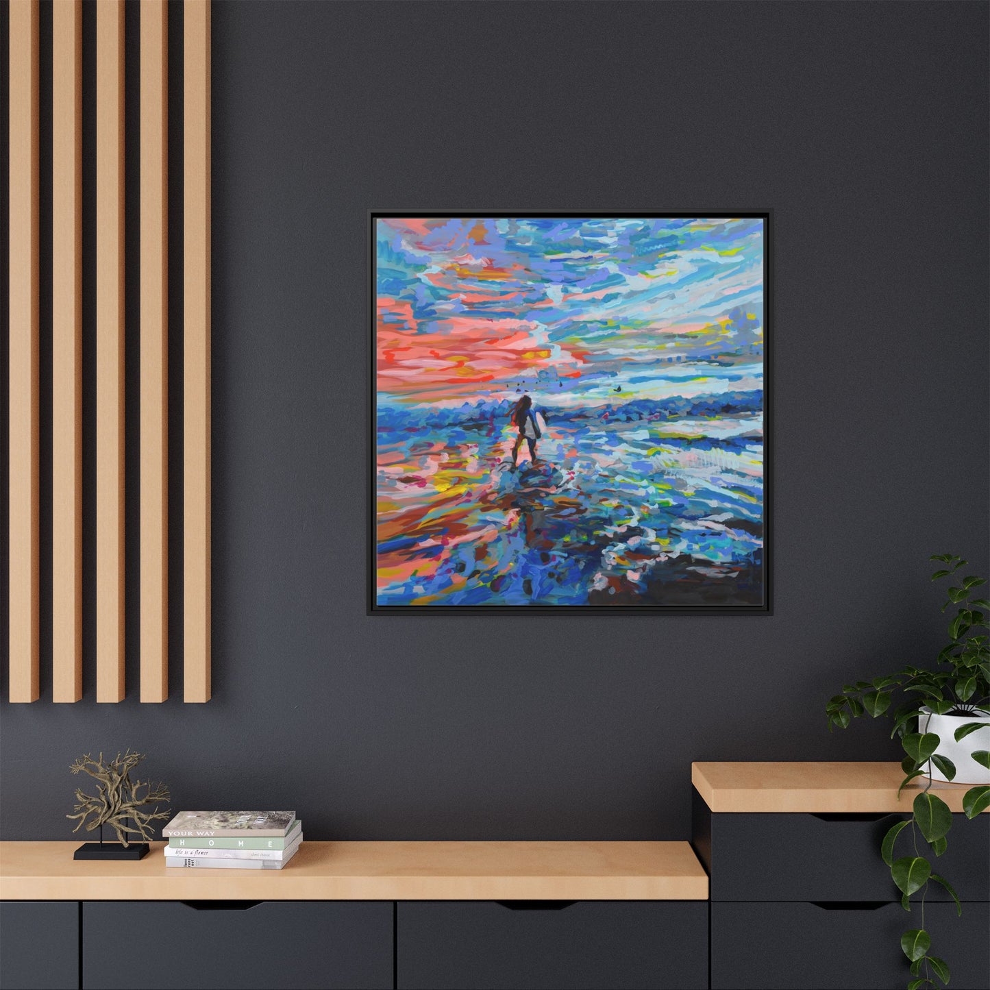 Dreamland Beach, Uluwatu - Framed Canvas