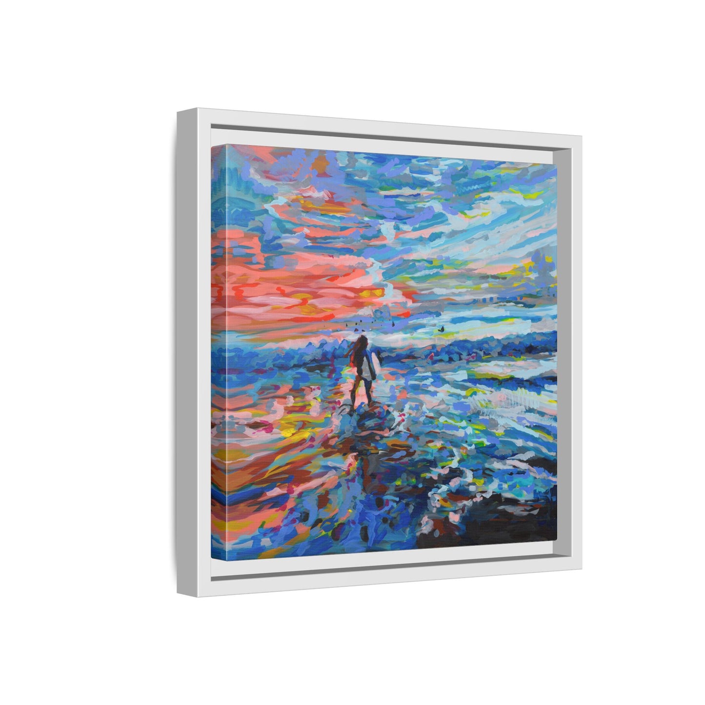 Dreamland Beach, Uluwatu - Framed Canvas