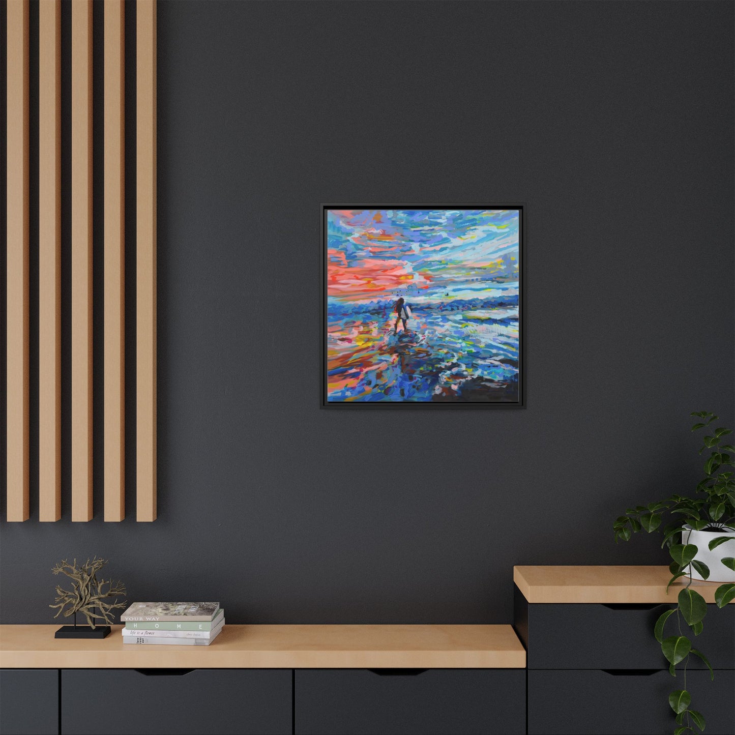 Dreamland Beach, Uluwatu - Framed Canvas