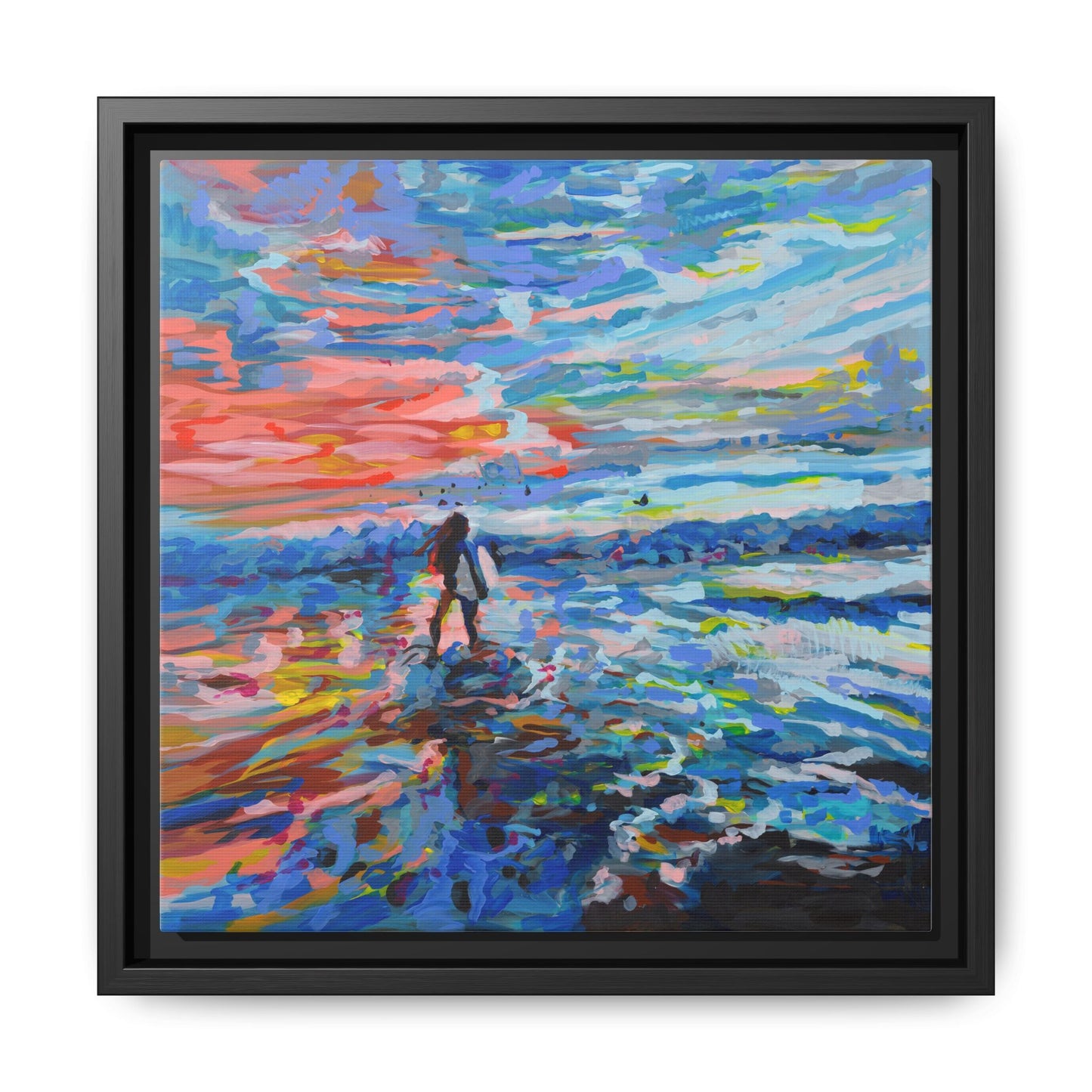 Dreamland Beach, Uluwatu - Framed Canvas
