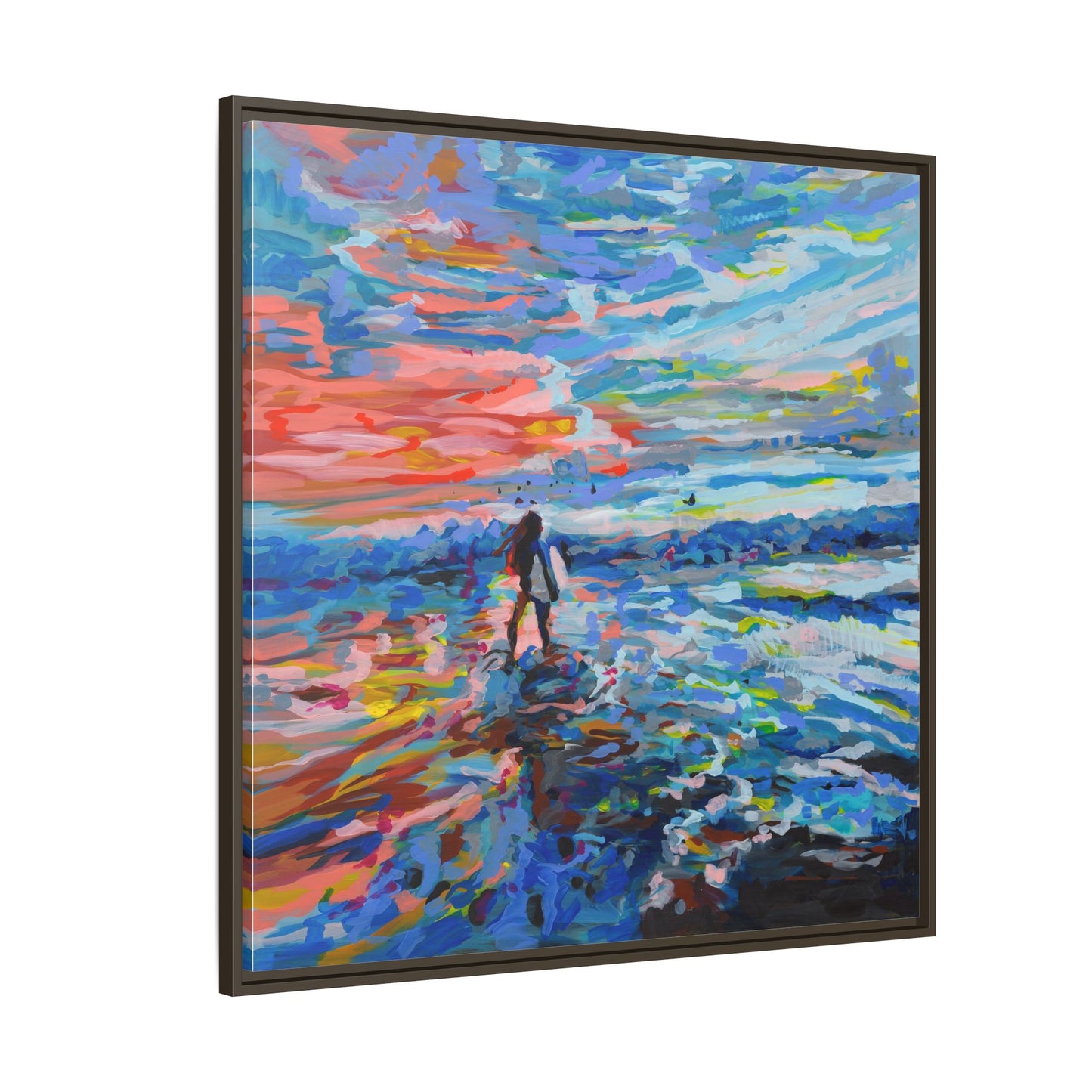 Dreamland Beach, Uluwatu - Framed Canvas