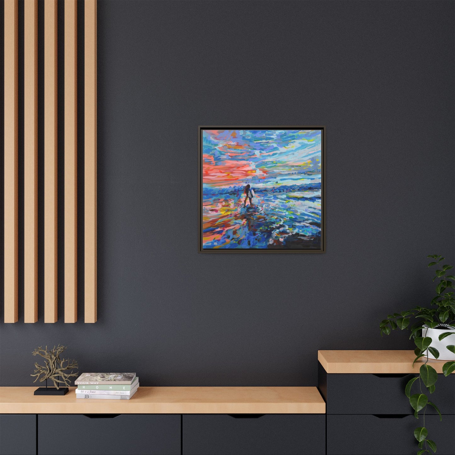Dreamland Beach, Uluwatu - Framed Canvas