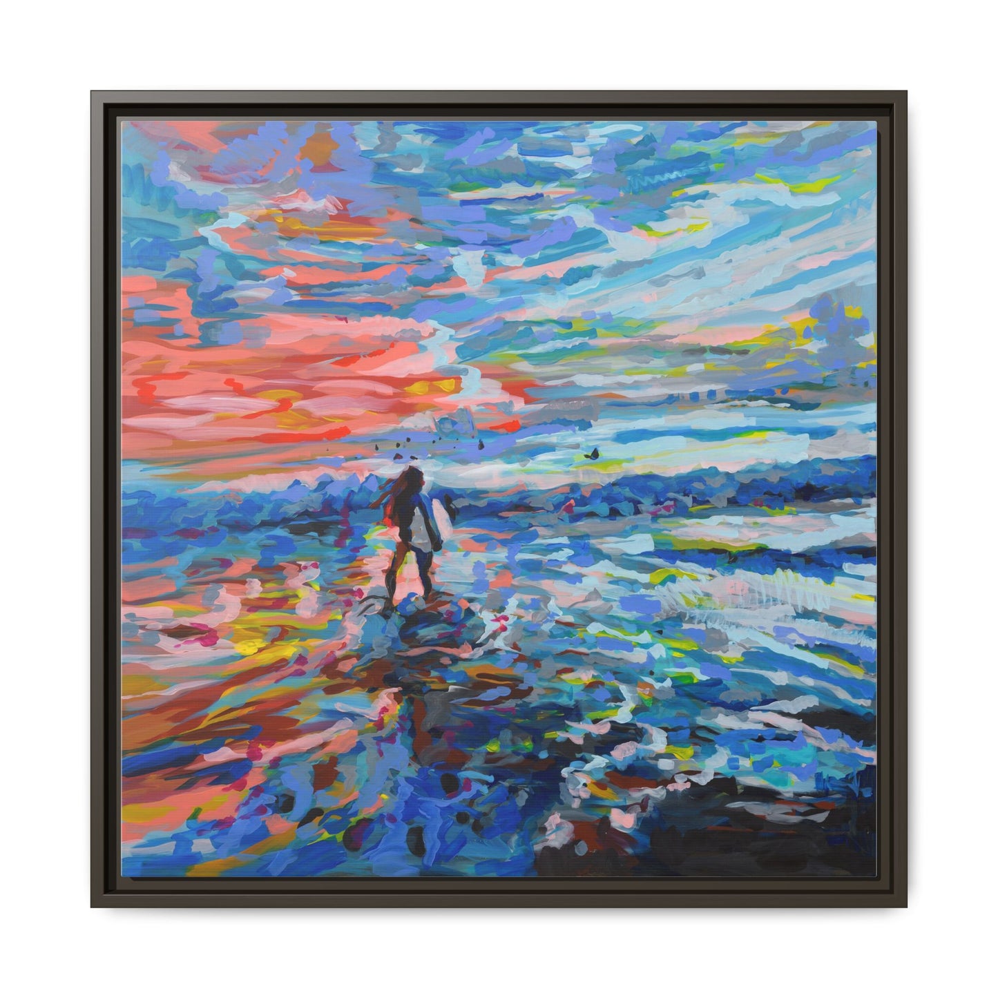 Dreamland Beach, Uluwatu - Framed Canvas