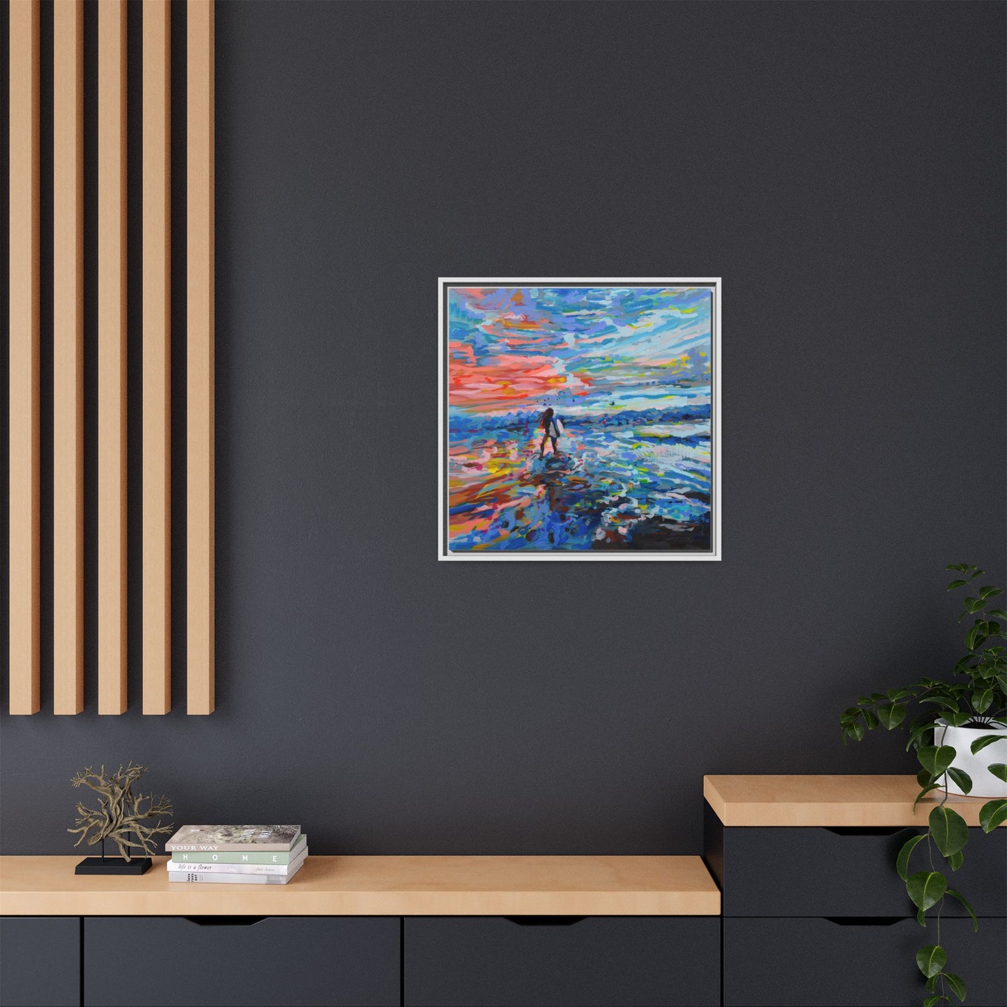 Dreamland Beach, Uluwatu - Framed Canvas
