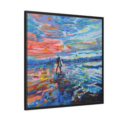 Dreamland Beach, Uluwatu - Framed Canvas