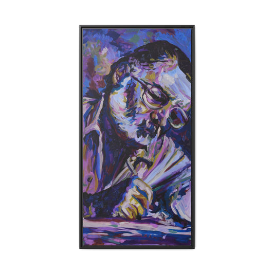 E. Hemingway - Framed Canvas
