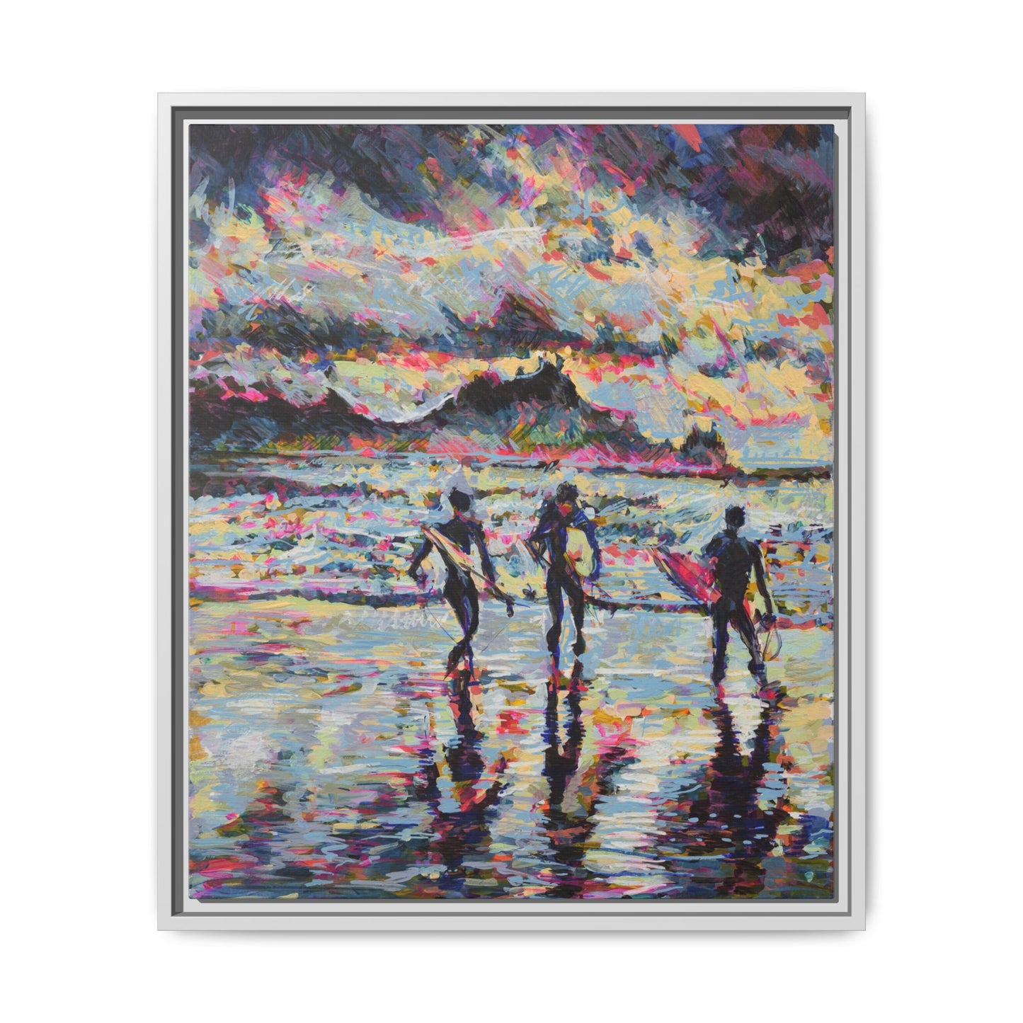 Dawn Patrol - Framed Canvas