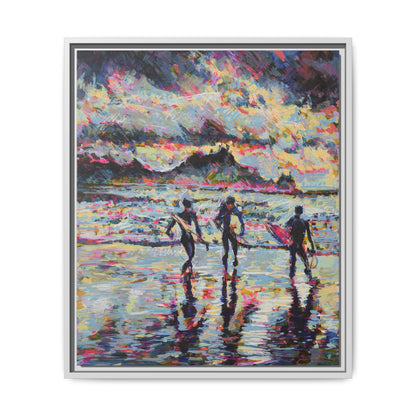 Dawn Patrol - Framed Canvas