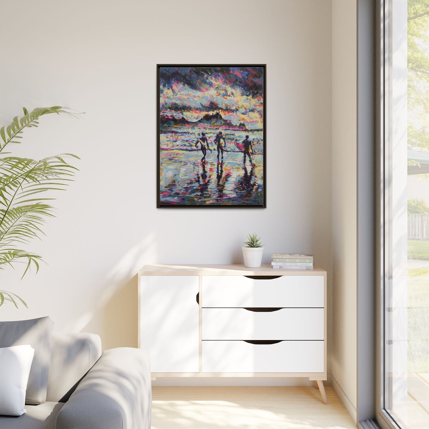 Dawn Patrol - Framed Canvas