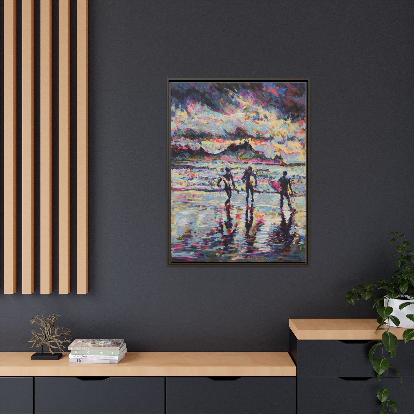 Dawn Patrol - Framed Canvas