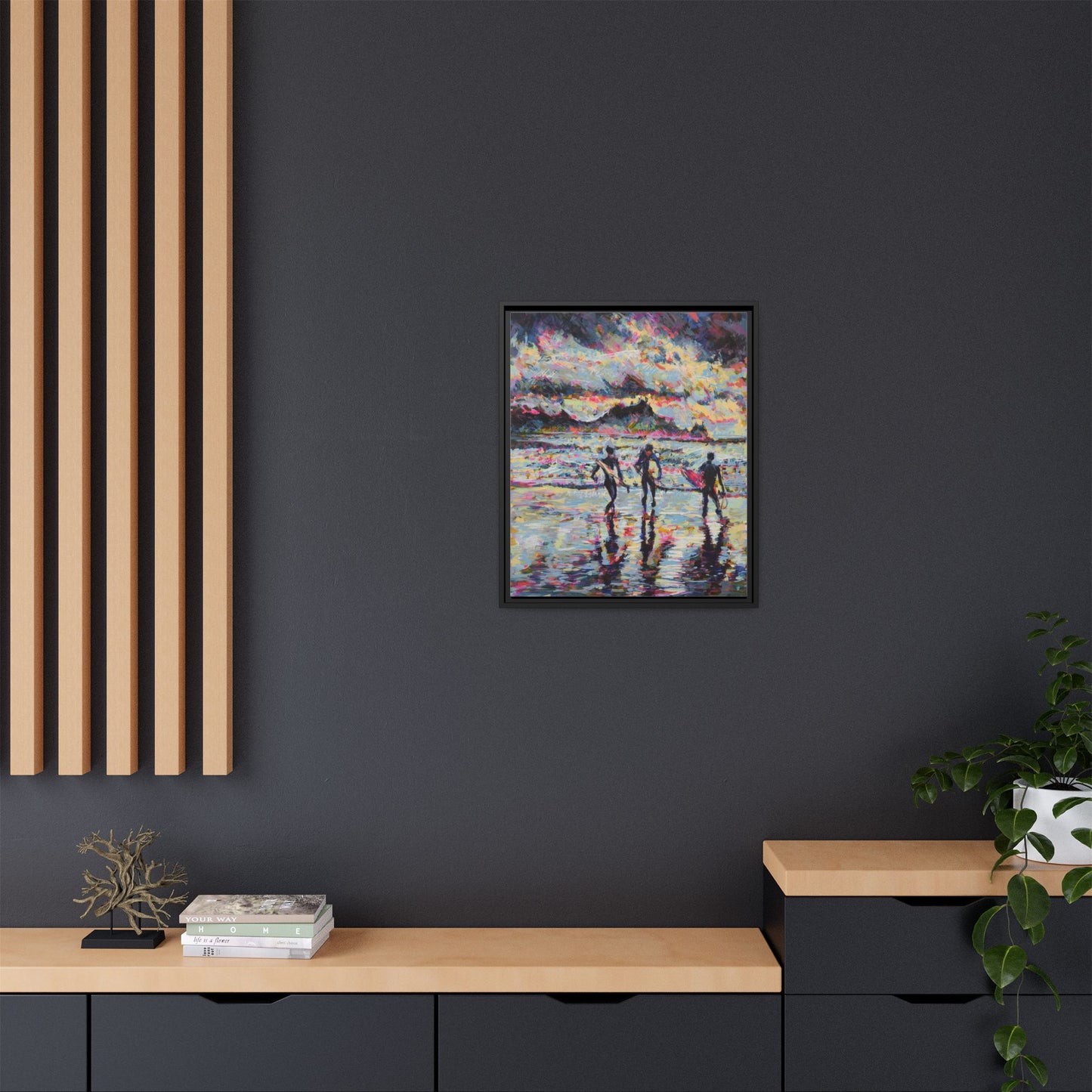 Dawn Patrol - Framed Canvas