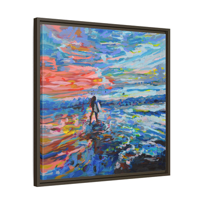 Dreamland Beach, Uluwatu - Framed Canvas