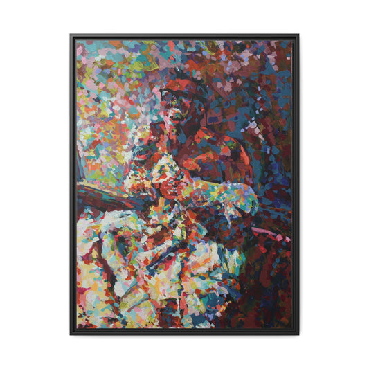 Wedding Dress - Framed Canvas
