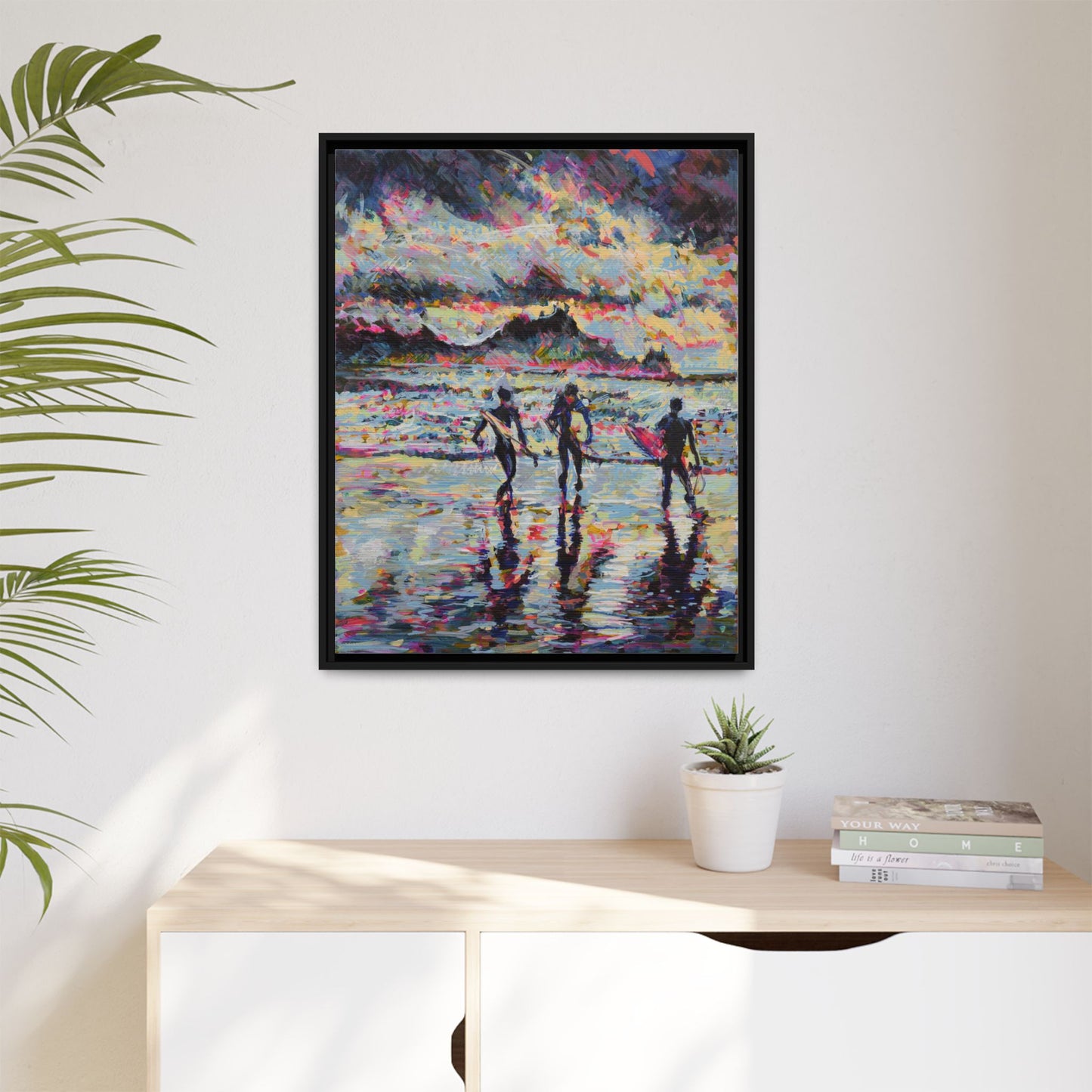 Dawn Patrol - Framed Canvas