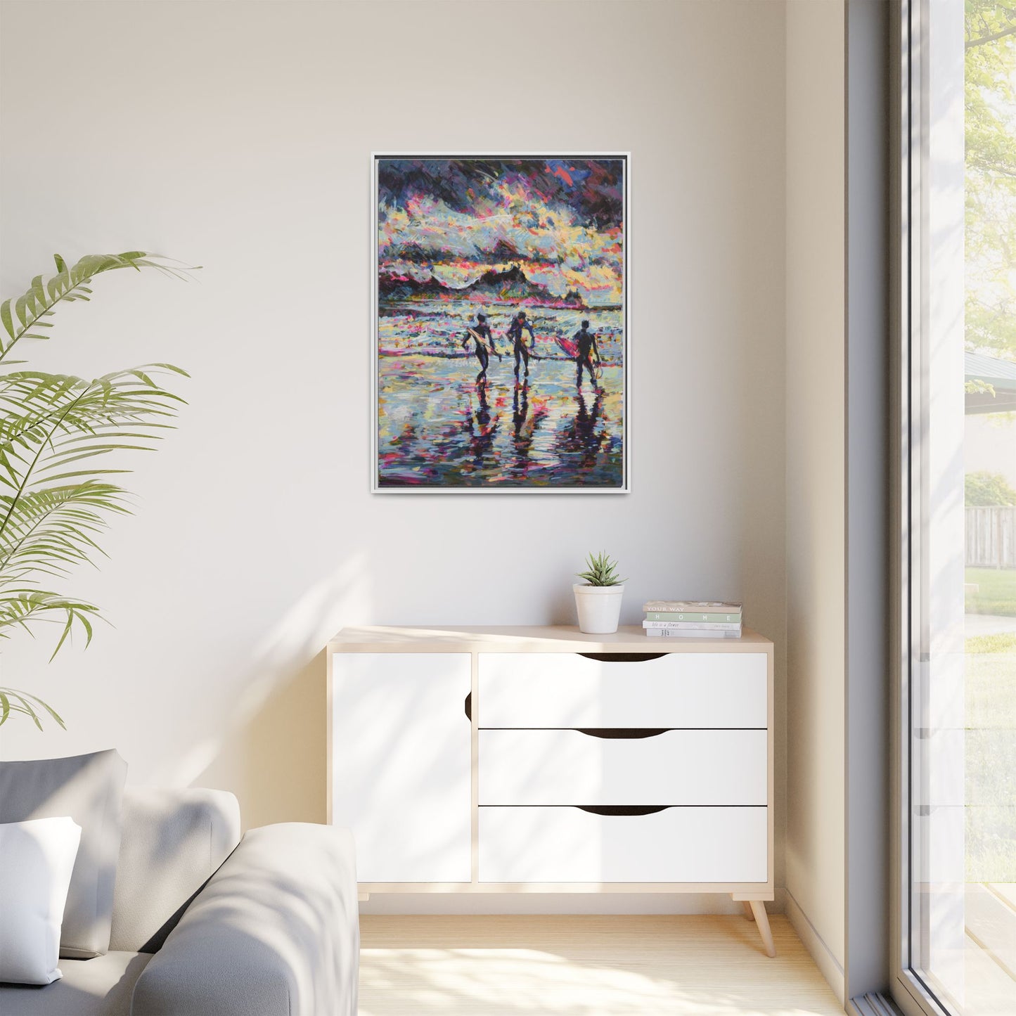 Dawn Patrol - Framed Canvas