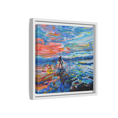 Dreamland Beach, Uluwatu - Framed Canvas