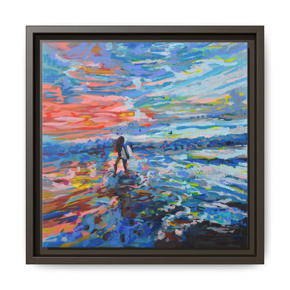 Dreamland Beach, Uluwatu - Framed Canvas
