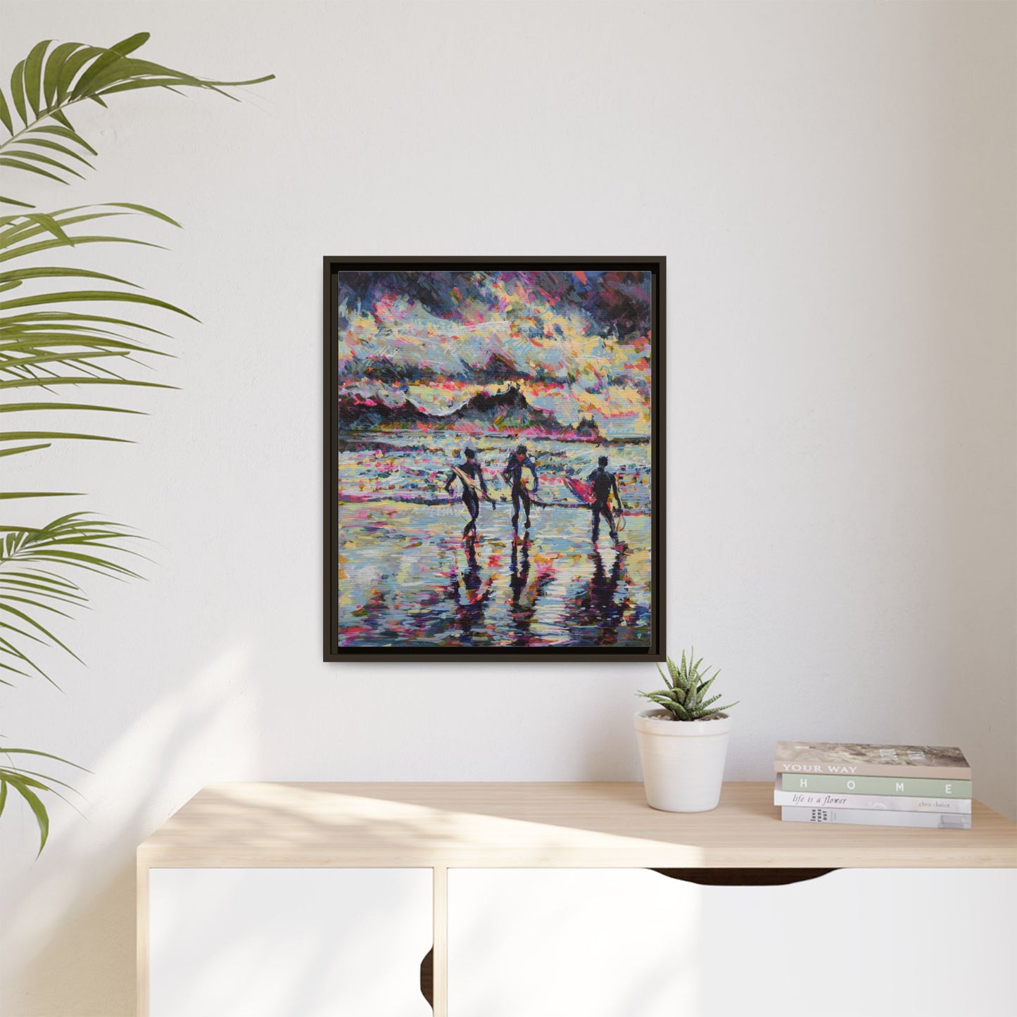 Dawn Patrol - Framed Canvas