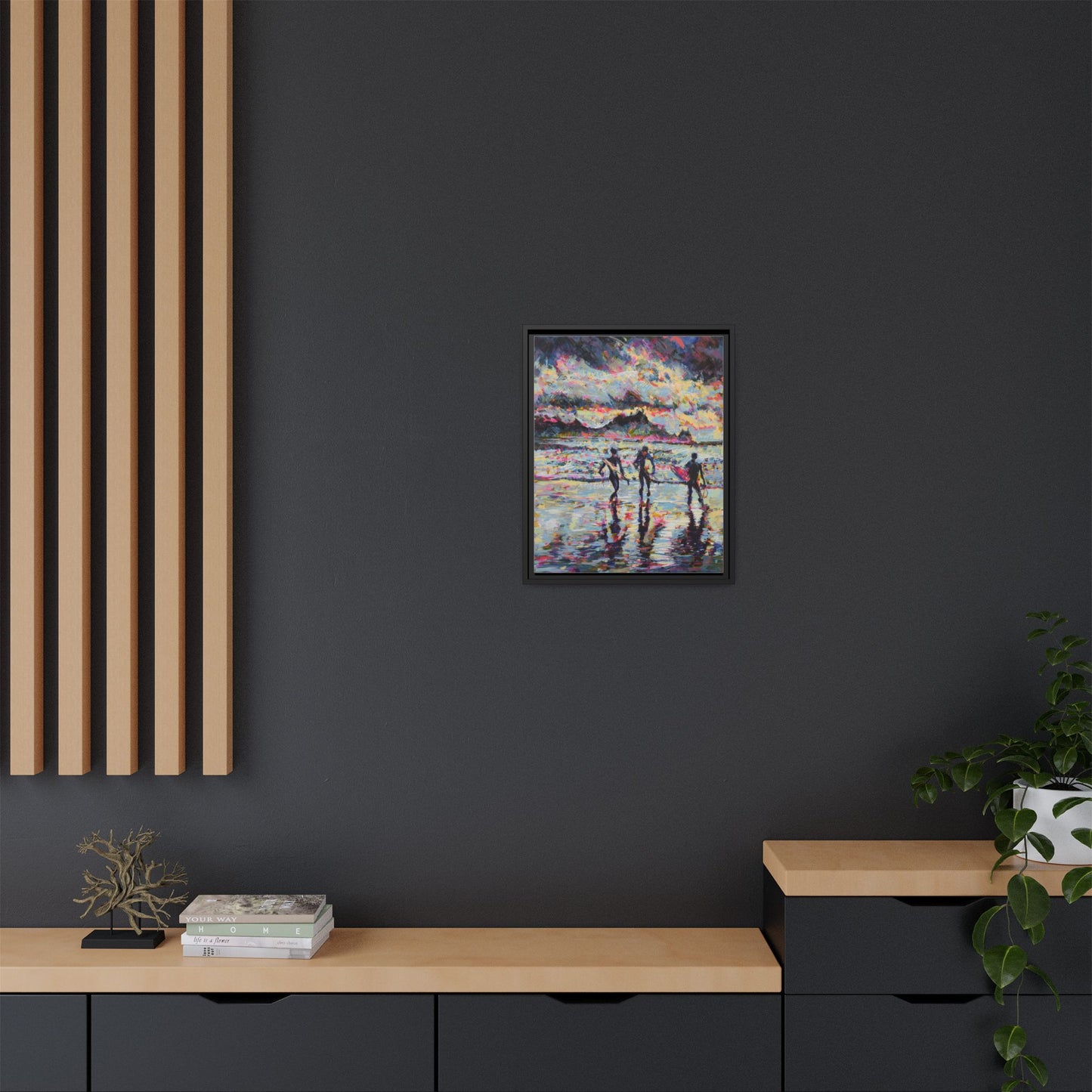 Dawn Patrol - Framed Canvas