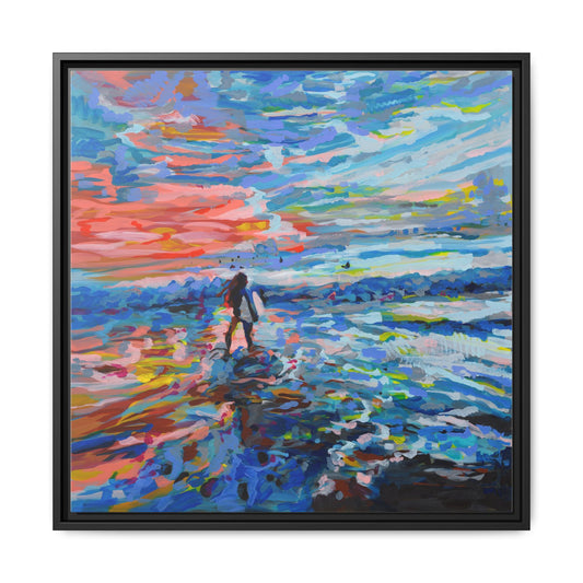 Dreamland Beach, Uluwatu - Framed Canvas