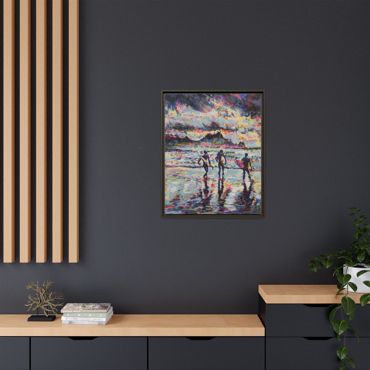 Dawn Patrol - Framed Canvas