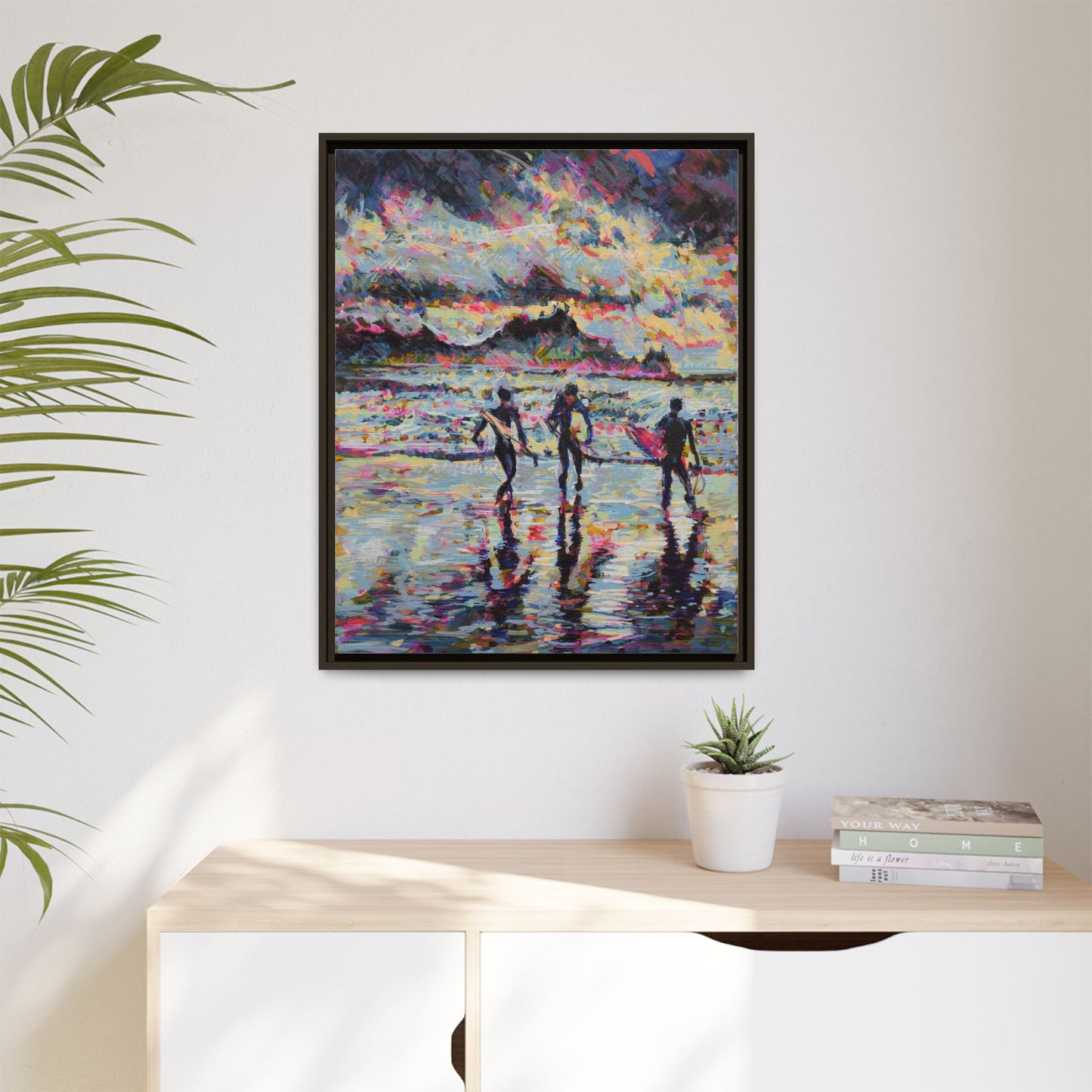 Dawn Patrol - Framed Canvas
