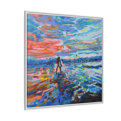 Dreamland Beach, Uluwatu - Framed Canvas