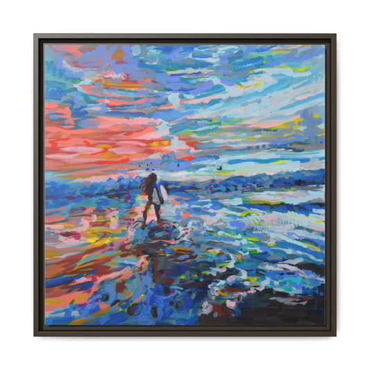 Dreamland Beach, Uluwatu - Framed Canvas