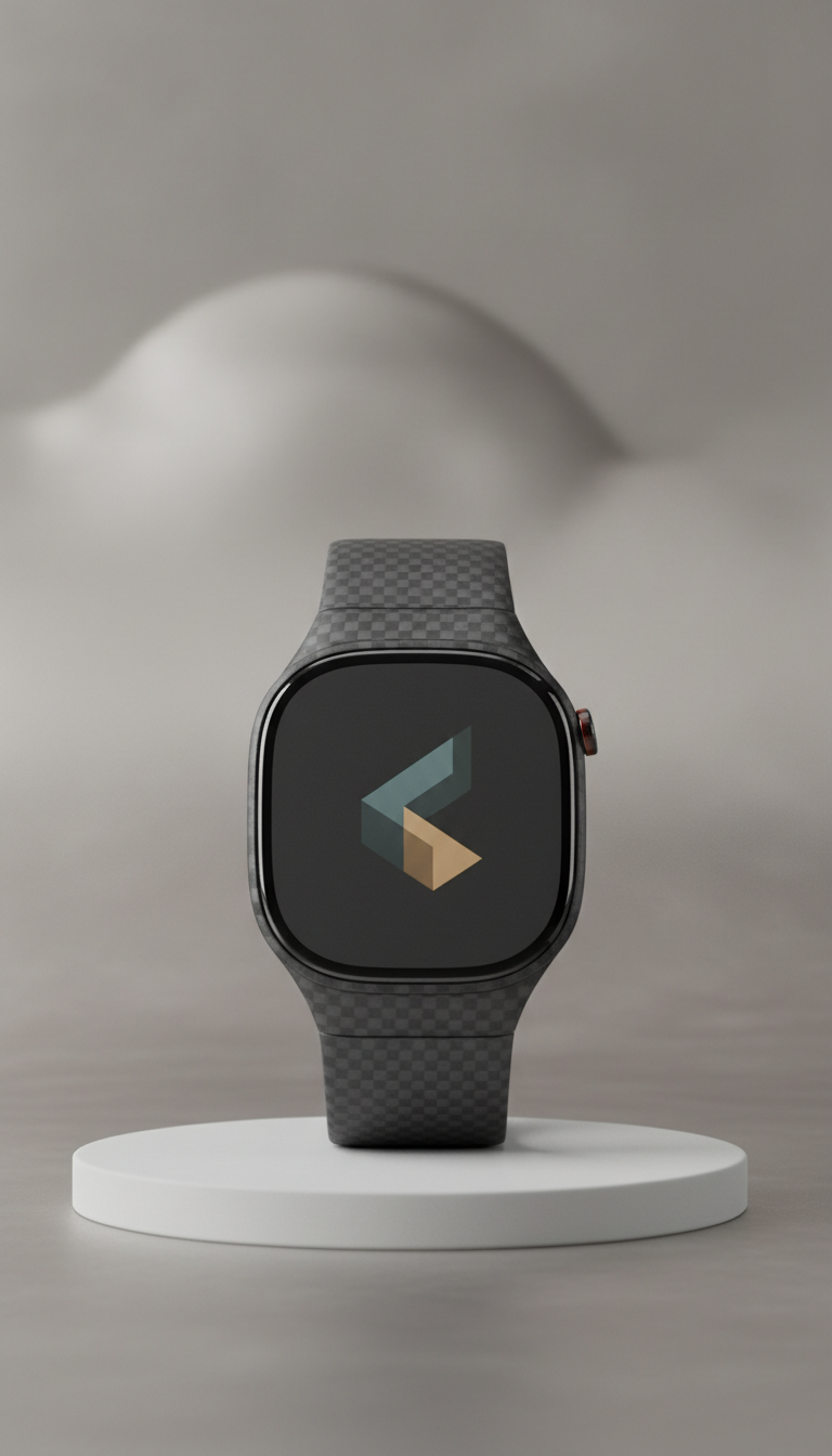 Carbon Fiber Connected Smartwatch