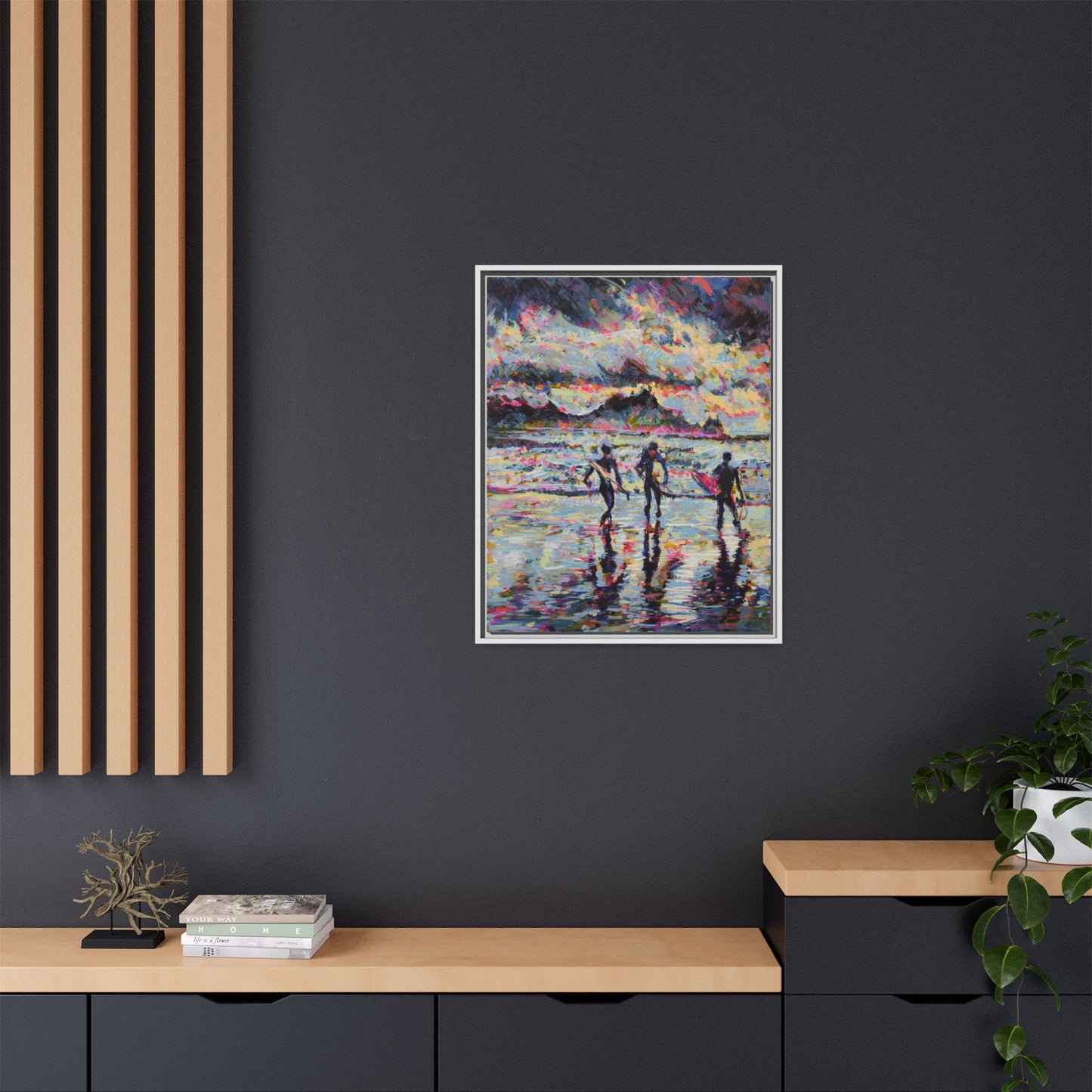 Dawn Patrol - Framed Canvas