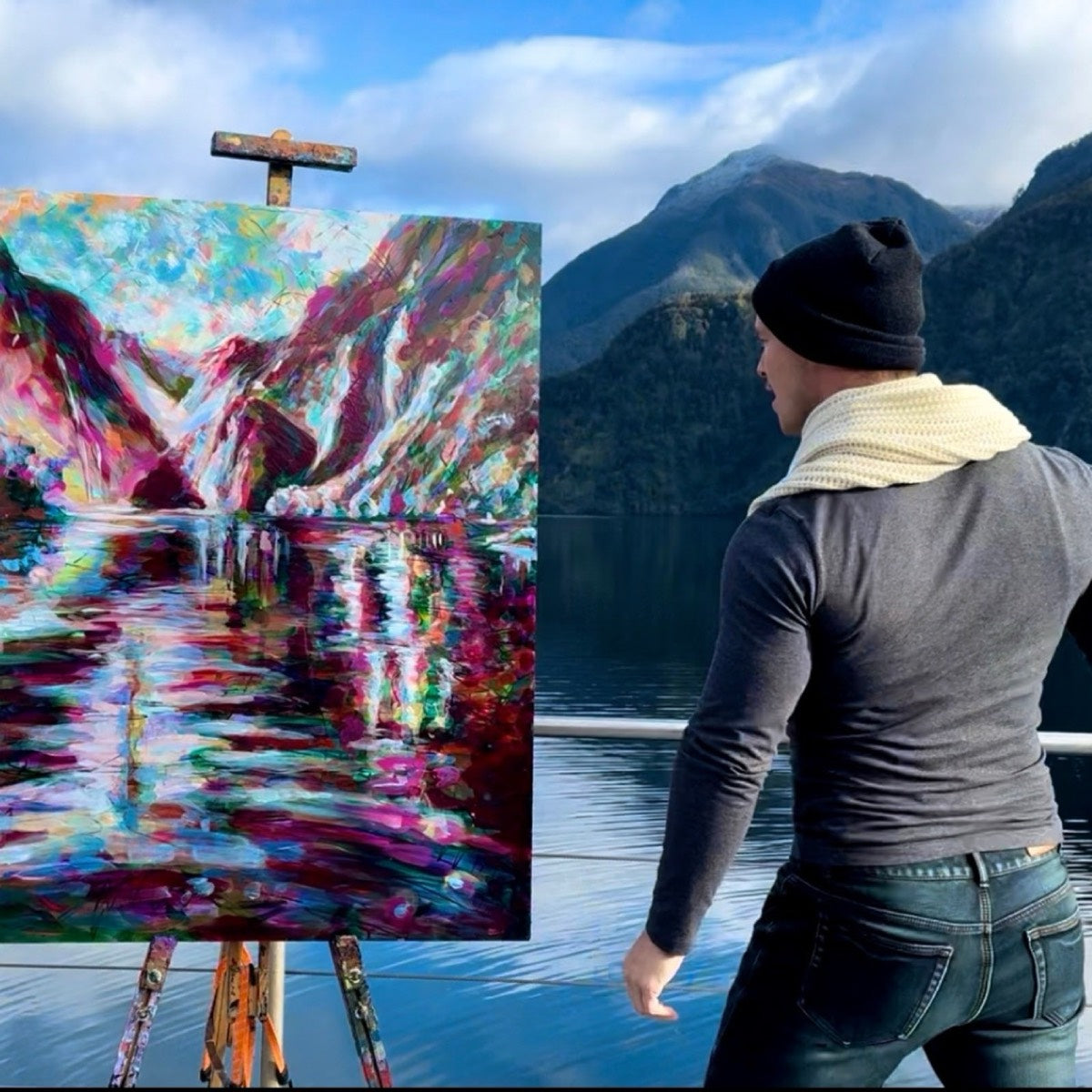 Painting outdoors — colour meeting the landscape